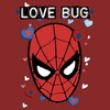 Women's Marvel Spider-Man Candy Heart Love Bug T-Shirt - 2 of 4