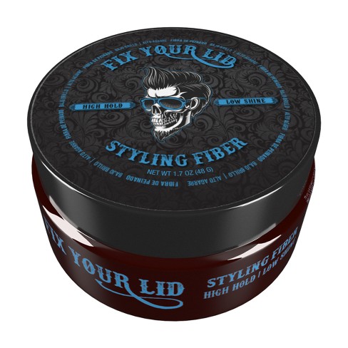 Two (2) Fix Your Lid Styling Fiber High Hold Low Shine 1.7 oz