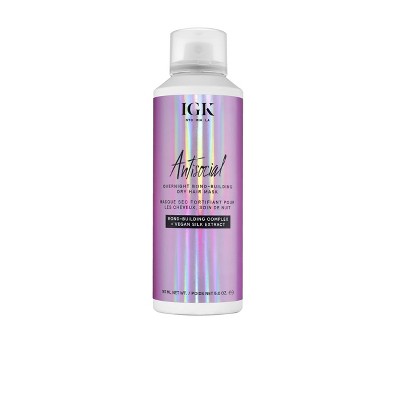 IGK Antisocial Overnight Bond Building Dry Hair Mask - 5oz - Ulta Beauty