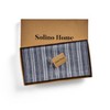 Solino Home Striped Linen Table Throw | Chelsea Stripe - 4 of 4