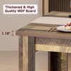 Dining Table for 4-6, 63" Wood Farmhouse Rectangular Thickened Dinner Dining Room & Kitchen Table - 4 of 4
