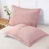 LISM 100% Cotton Quilted Pillow Shams, 26" x 20" (Pack of 2) - 2 of 4