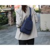 MKF Collection Cleisy M logo Embossed Vegan Leather Women’s Sling Bag by Mia K - 3 of 4