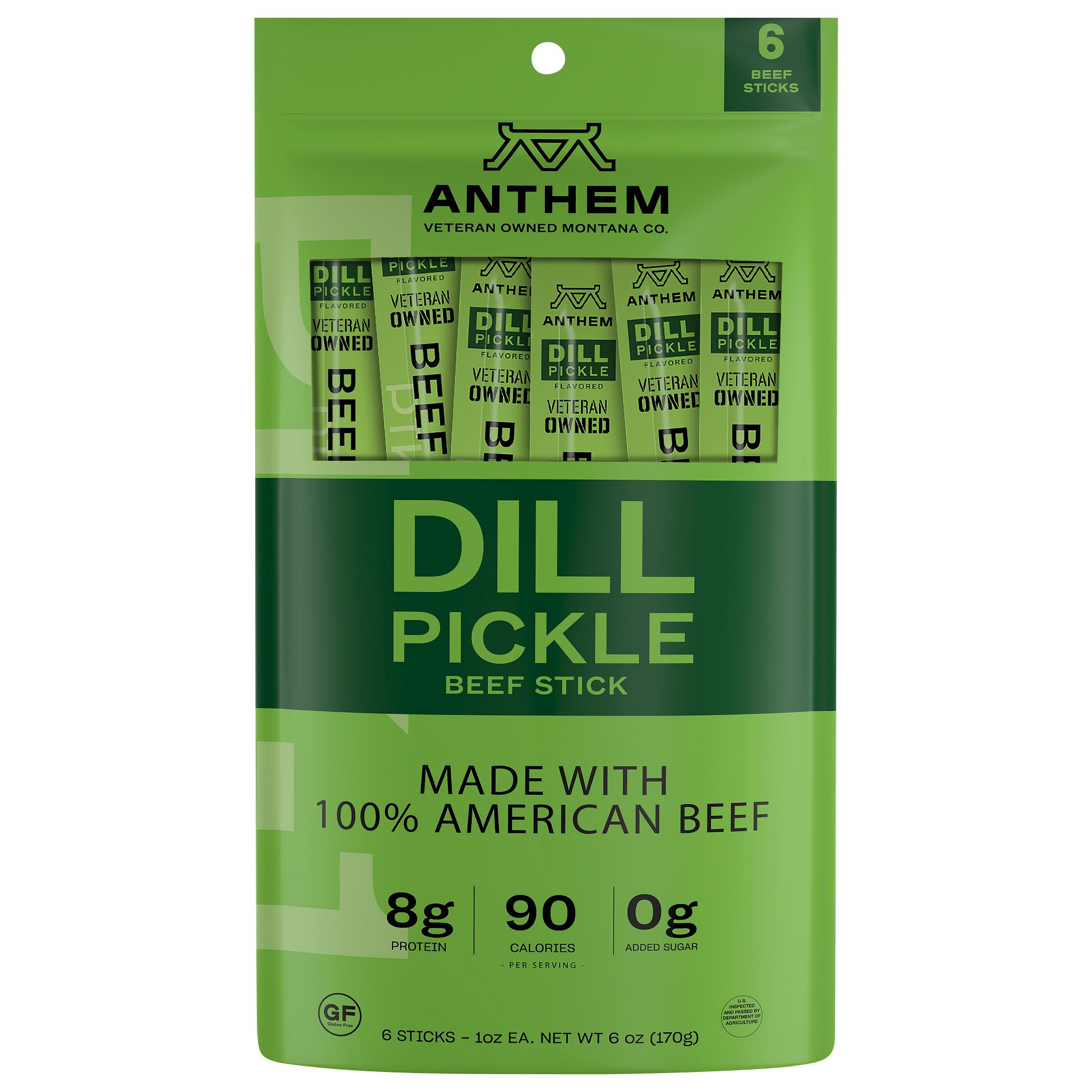 Anthem Snacks Meat Sticks - 6oz/6ct