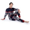 Fruit of the Loom Men’s Holiday Fleece Union Suit Pajamas, One-Piece Zip Front - 2 of 4