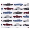 Little Treasure Hudson Baby Boys Cotton Poly Flannel Receiving Blankets Multipack, Blue Vintage Cars, 30x30 inches - 2 of 2