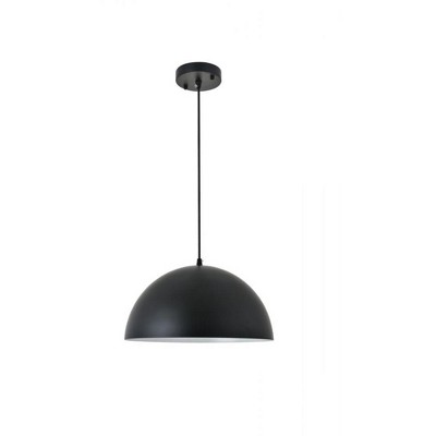 Elegant Lighting Forte 1 light black Pendant