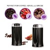 Salton Coffee Grinder, Electric Blade Grinder for Ground Coffee, Spices, Herbs, Nuts with Stainless Steel Blade, 60 g capacity, 8 Cups, Black - 4 of 4