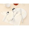 REGALWOVEN Stainless Steel  Mirror Polished Flatware Silverware Set with Serving Utensils 4 Piece - 4 of 4