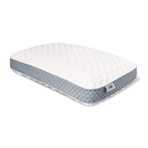 Standard Geo Memory Foam Bed Pillow Sealy Target