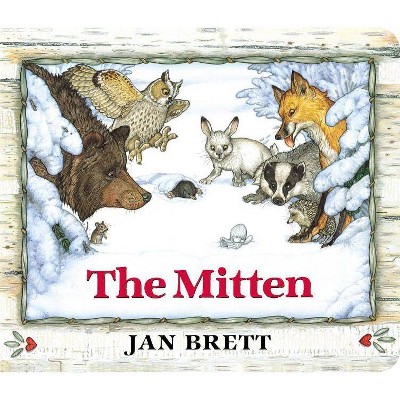 The Mitten - by  Jan Brett (Board Book)