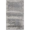 Gray Abstract Power Loom Area Rug With Fringe - 4 of 4