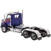 Western Star 4700 SB Tandem Day Cab Tractor Blue 1/50 Diecast Model by Diecast Masters - 3 of 4