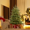 Tangkula 5/6/7 FT Artificial Christmas Tree w/ 1426/2116/3156 Lush PVC & PE Tips 200/300/400 LED Lights - 4 of 4