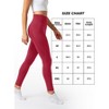 Women's High Waist Leggings with Side Pockets , Soft Stretch, Moisture Wicking, Polyester Spandex Women Activewear by Lux Decor Apparel - 3 of 4