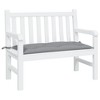 vidaXL Garden Bench Cushion Gray 43.3"x19.7"x2.8" Oxford Fabric - 3 of 4
