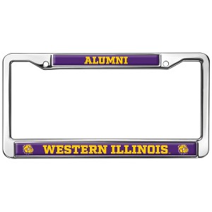 Western Illinois University Alumni Full Size Standard License Plate Metal Frame - 1 of 4