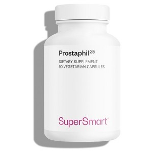 SuperSmart Prostaphil2 900mg per Day - Patented Natural Grass Pollen Extract - Rich in Phytosterols | Non-GMO & Gluten Free - 90 Vegetarian Capsules - 1 of 1