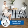 Real Relax Durable Sturdy Blow Moulding Folding Chair 650lb. Capacity for Event Office Wedding Party Picnic Kitchen Dining. - 3 of 4