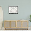 Stupell Industries Live Love Lake Rustic Canoe Oars Floating Frame Canvas Art, Black, 31" x 25" - 3 of 4
