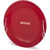 Slippery Racer ProDisc 26 Inch Heavy Duty Aluminum Iron Alloy Met0al Kids Saucer Snow Sled with Dual Riveted Soft Grip Rope Handles. - 3 of 4