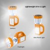 Leisure Sports 3-in-1 Lightweight LED Lantern Flashlight Combo with Side Panel Light for Camping, Hiking & Emergencies - Orange - 3 of 4