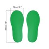 Unique Bargains Home Classroom Floors Stairs Decal PVC Footprint Sticker 4 Pairs - 2 of 4