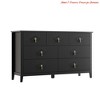 Entryway Fluted 7 Drawers Dresser for Bedroom, 54" Wide Modern Chest of Drawers w/Metal Handle, Wooden Dresser Organizer - 2 of 4