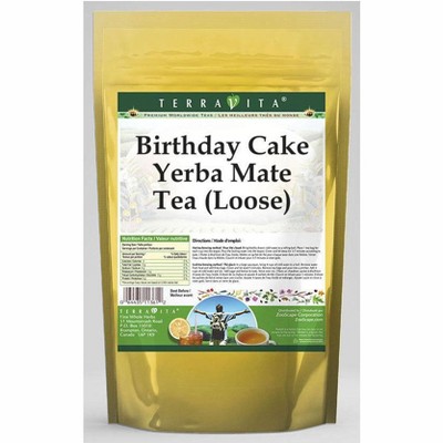 TerraVita Birthday Cake Yerba Mate Tea (Loose) (8 oz, ZIN: 560537, 1-Pack)