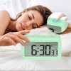 REGALWOVEN Digital Smart Battery Powered Snooze Home Decor Alarm Clock 3.3 x 2 x 0.8 Inches - 3 of 4