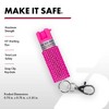 Sabre Pepper Spray with Jeweled Design and Snap Clip Pink - 3 of 4