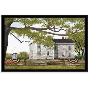 "Sweet Summertime House" by Billy Jacobs, Ready to Hang Framed Print, Black Frame - 1 of 1