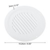 Unique Bargains Round Marine Boat Louvered Ventilation Vent White 6 inch 3 Pcs - 3 of 4