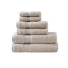100% Cotton Solid Color Luxury Bath Towel Set, Heavyweight Ultra Soft Touch Durable Bath Towel - 2 of 4