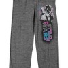 Star Wars Episode IV: A New Hope Title Logo and Darth Vader with Storm Trooper Men's Charcoal Heather Sleep Pants - 2 of 4