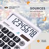 CATIGA 8-Digit & 12-Digit Desktop Calculator, Large LCD, Sensitive Buttons, Dual Solar Power, Standard Function for Office, Home, School - 4 of 4
