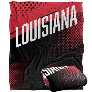 University Of Louisiana At Lafayette Fan Zone Silky Touch Super Soft Throw Blanket 50x60 - 1 of 4