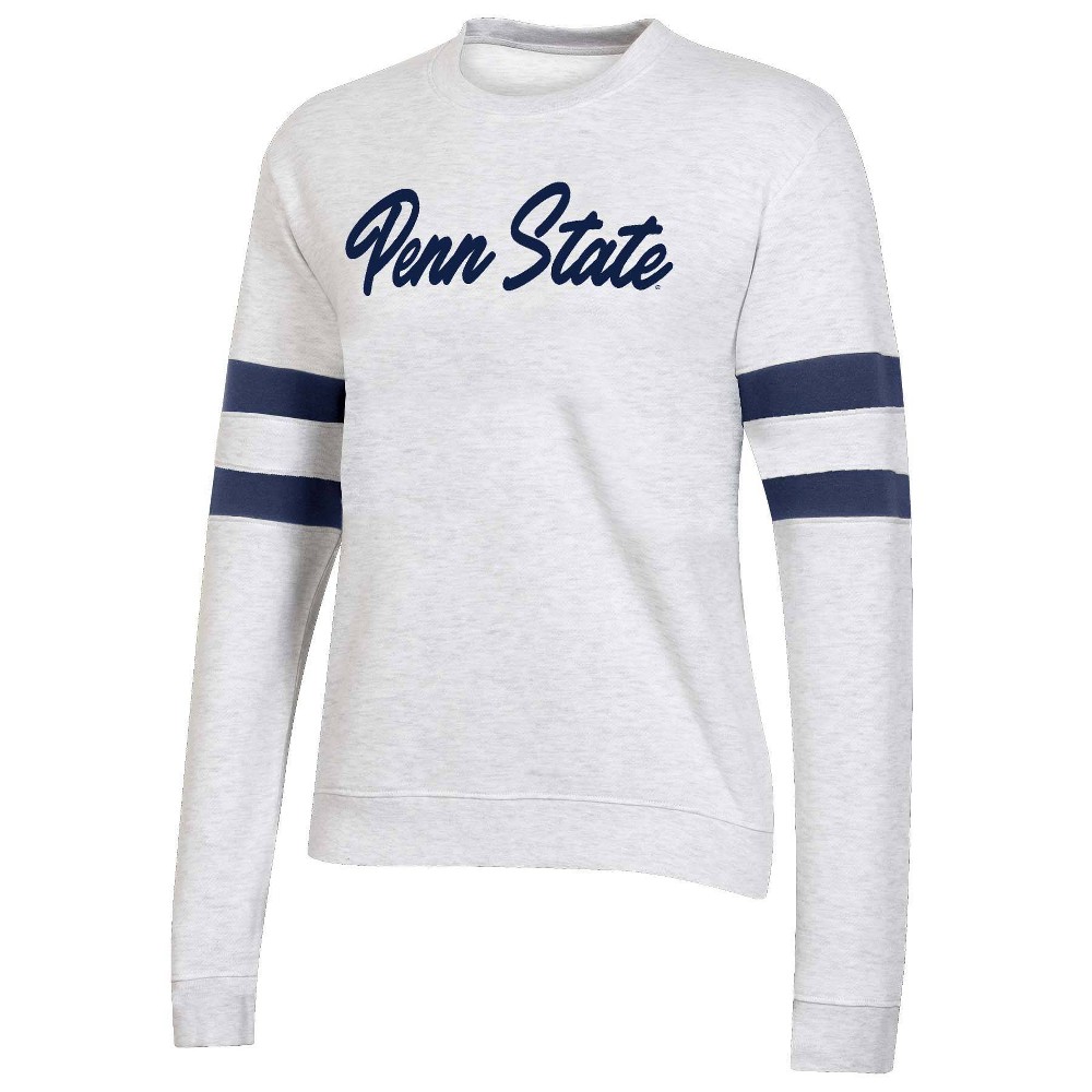NCAA Penn State Nittany Lions Women's Long Sleeve Gray Sweatshirt - XL