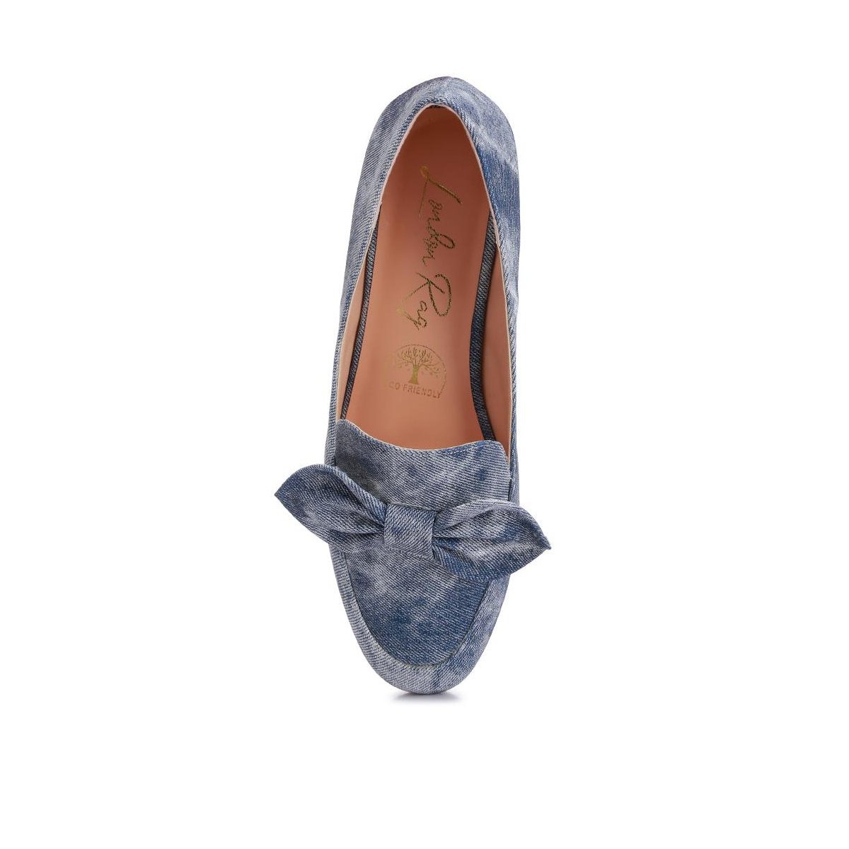 Женские туфли London Rag Womens Waveney Bow Embellished Loafers 9 — фото 4