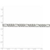 Black Bow Jewelry Sterling Silver 5.25mm Solid Figaro Chain Bracelet or Anklet, 9 Inch - 4 of 4