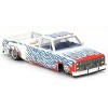 Kaido House x Mini GT 1:64 Chevrolet Silverado Dually on Fire V2 – White Flames - 2 of 3