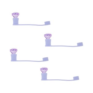 Unique Bargains Gemstone Straw Cover Cap 4 Pcs - 1 of 4