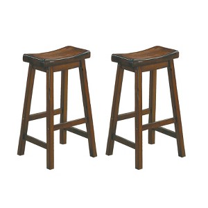 NicBex Dining Chairs Set of 2 Backless Saddle Casual Dining Home Furniture Seat Bar Stools for Kitchen, Bedroom - 1 of 4
