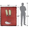 Spongebob Mr. Krabs Smile Face Blanket 50"x60" Woven Tapestry - 2 of 4