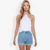 Anna-Kaci Women's Ribbed Halter Neck Tank Top with Slim Fit and Comfortable Stretch - 2 of 4