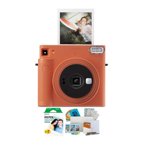 Fujifilm Instax Square Sq1 Instant Camera (terracotta Orange) Film