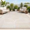 JONATHAN Y Nordby High-Low Geometric Arch Scandi Striped Indoor/Outdoor Area Rug - 4 of 4