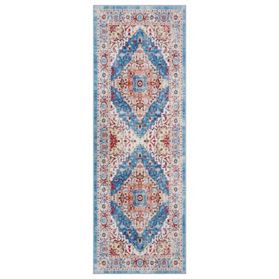 Machine Washable Vintage Area Rugs with Non Slip Rugs for Living Room Bedroom Nursery Traditional Woven Carpet Stain Resistant, Decor Office Boho