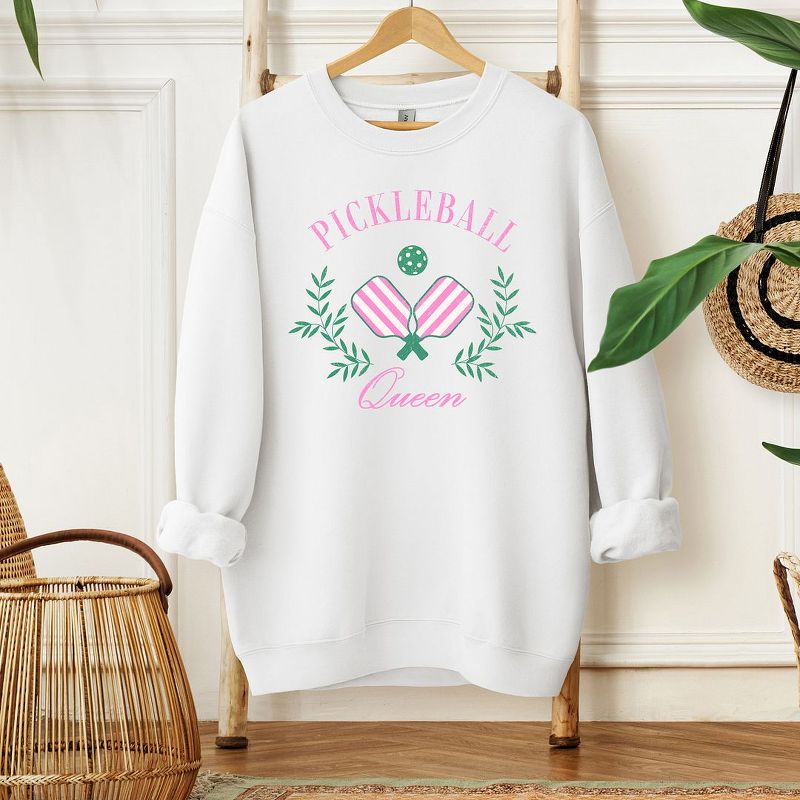 Simply Sage Market Women's Graphic Sweatshirt Pickleball Queen, 4 of 5