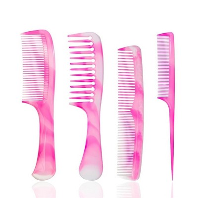 LOVELAY CREATIONS Pink Hair Comb Set
